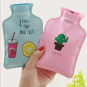 #New Mini Hot Water Bottle (cactus)